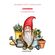 Gnomos--Lar-Encantado-para-Colorir