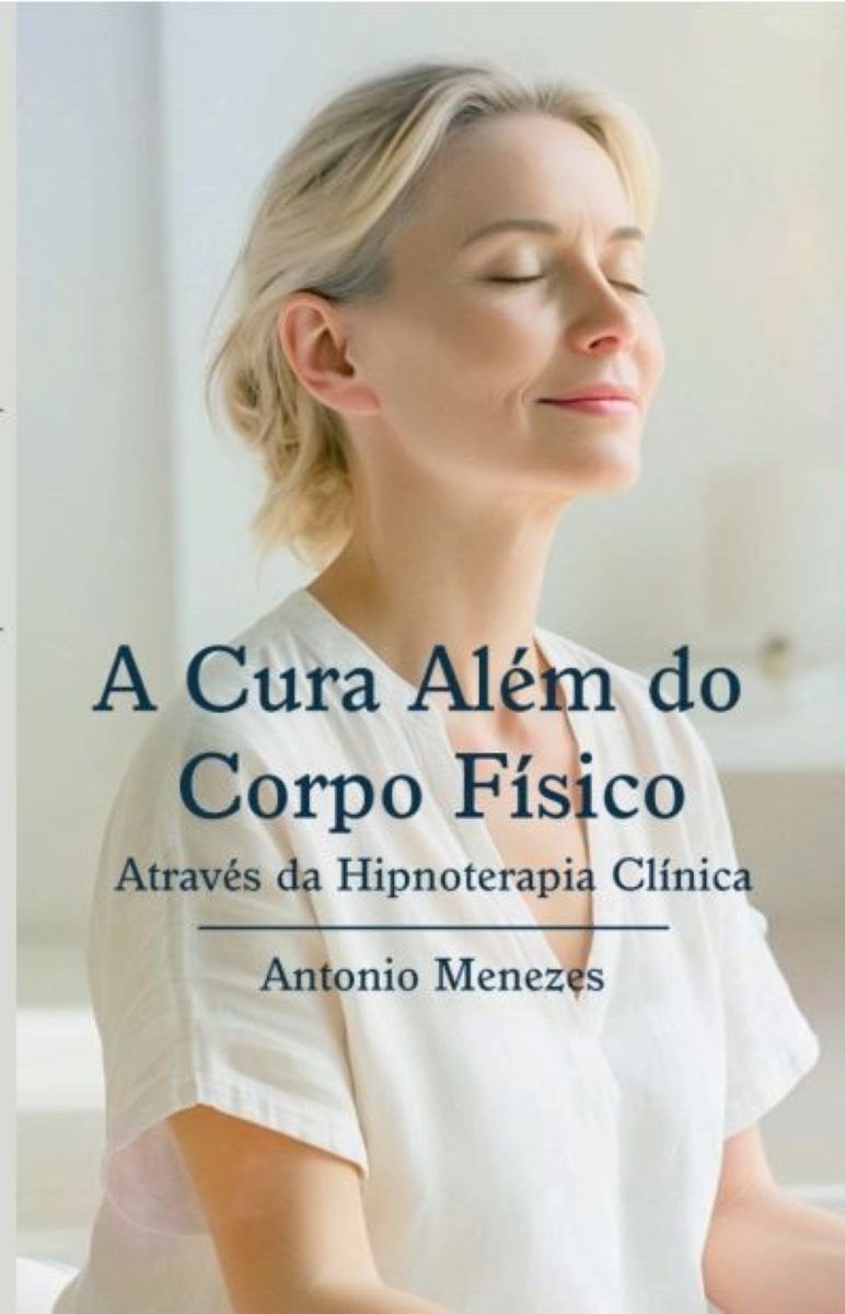 Capa do livro A cura além do corpo físico: Através da hipnoterapia clínica