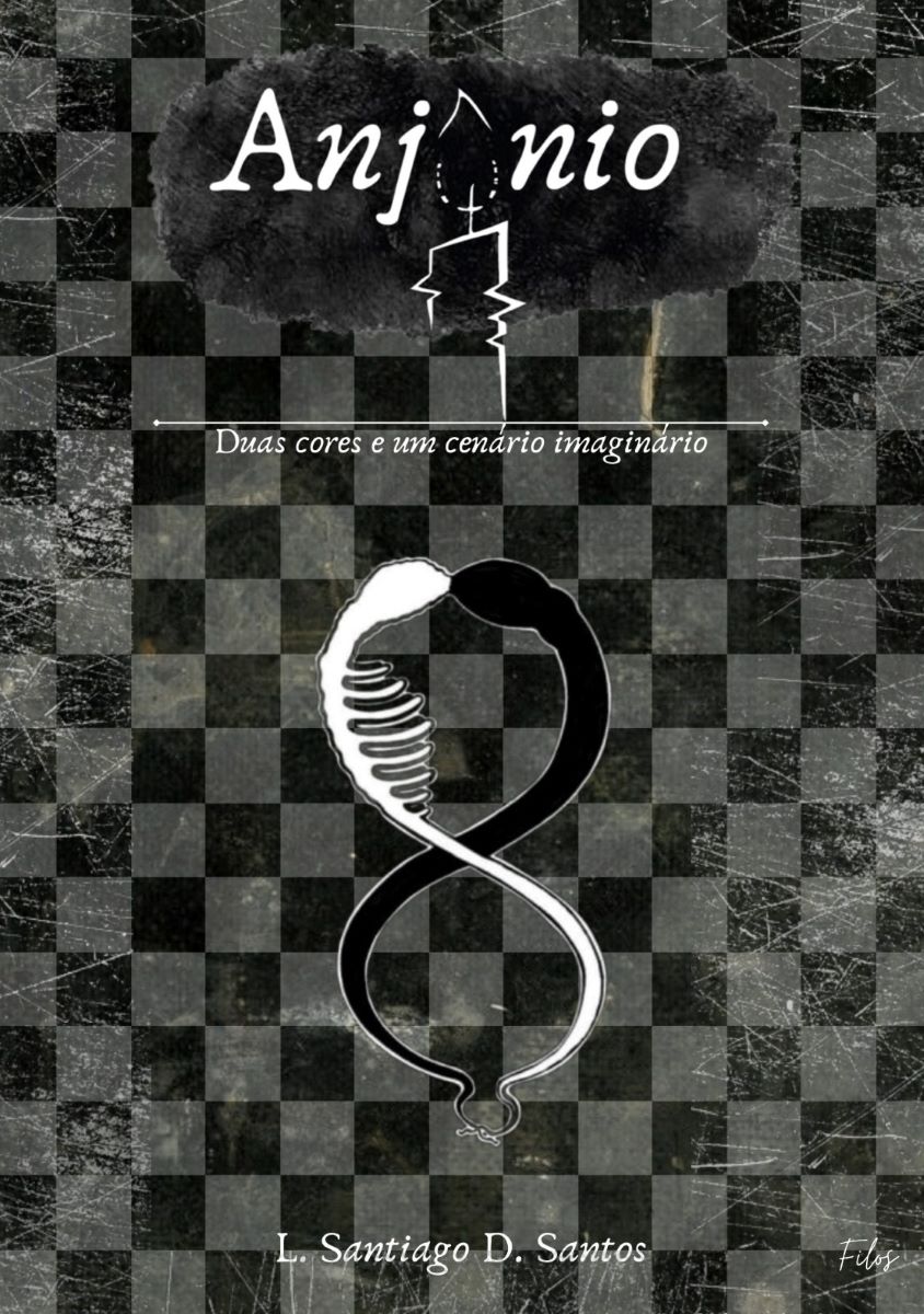 Capa do livro Anjônio: Duas cores e um cenário imaginário