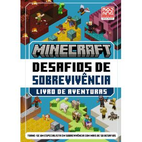 Minecraft:-desafios-de-sobrevivencia-?-Livro-de-aventuras-oficial-com-mais-de-50-desafios