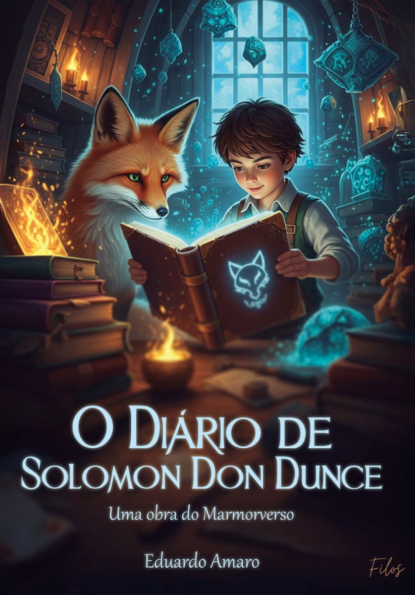 Capa do livro O Diário de Solomon Don Dunce: Uma obra do Marmorverso