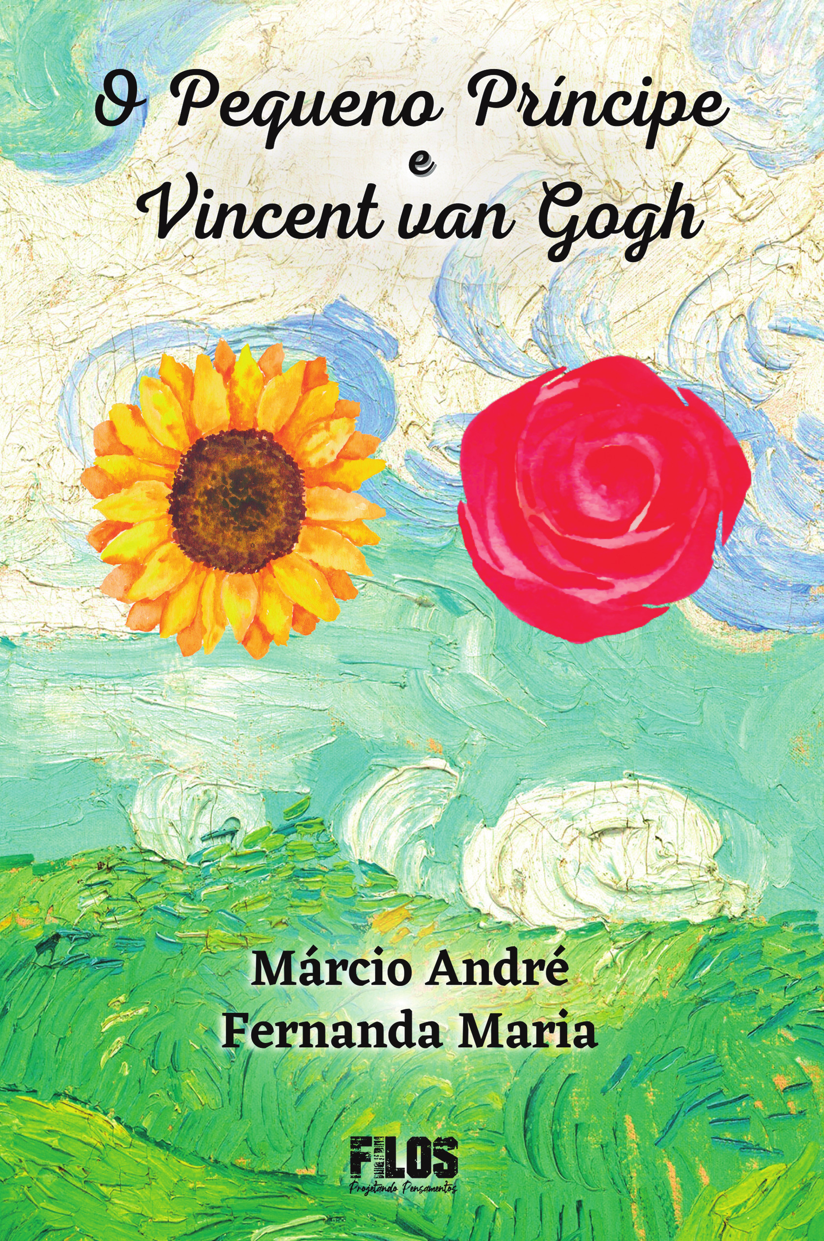 Capa do livro O pequeno príncipe e Vincent van Gogh: O encontro