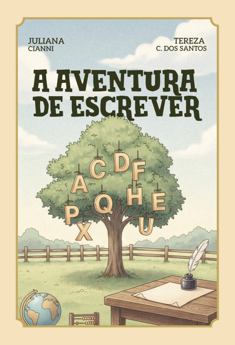 Capa do livro A aventura de escrever: A magia da alfabetização