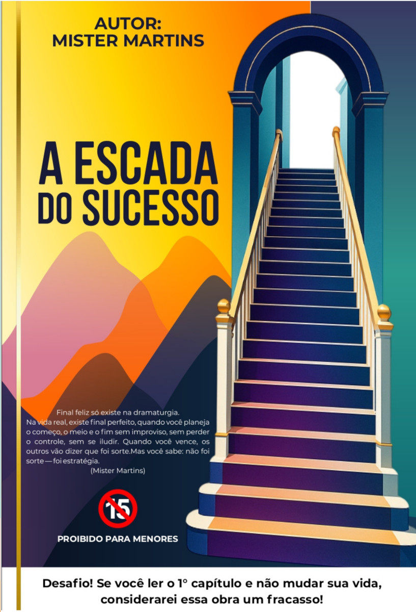 Capa do livro A escada do sucesso: prosperidade não tem idade