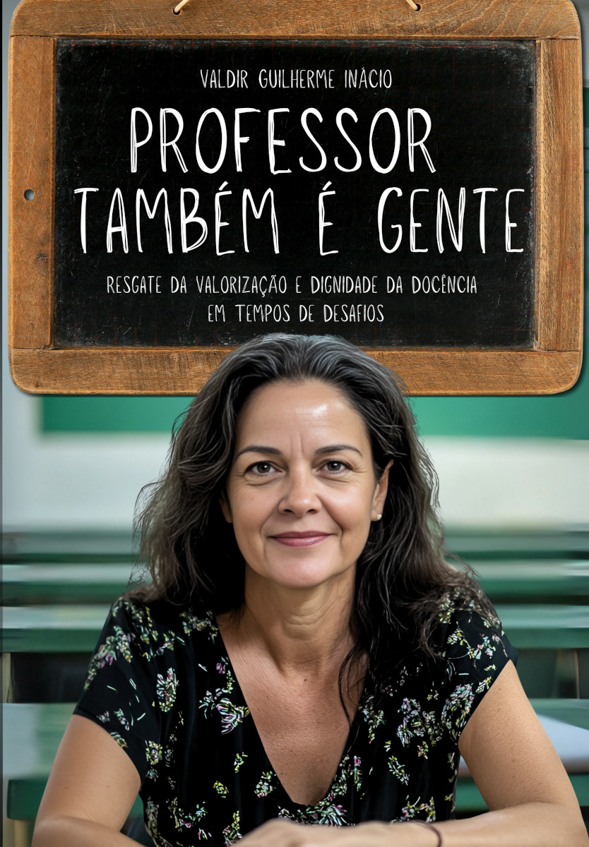 Capa do livro Professor também é gente