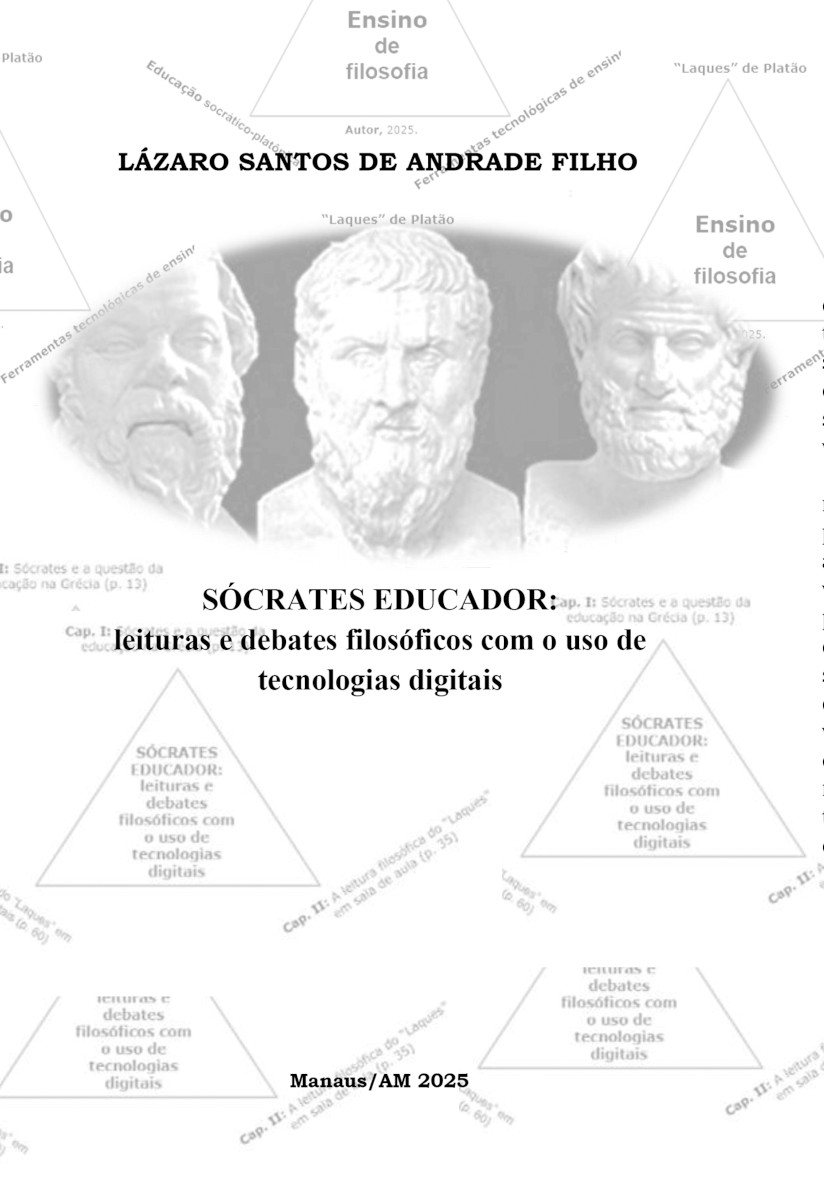 Capa do livro Sócrates educador: leituras e debates filosóficos com o uso de tecnologias digitais