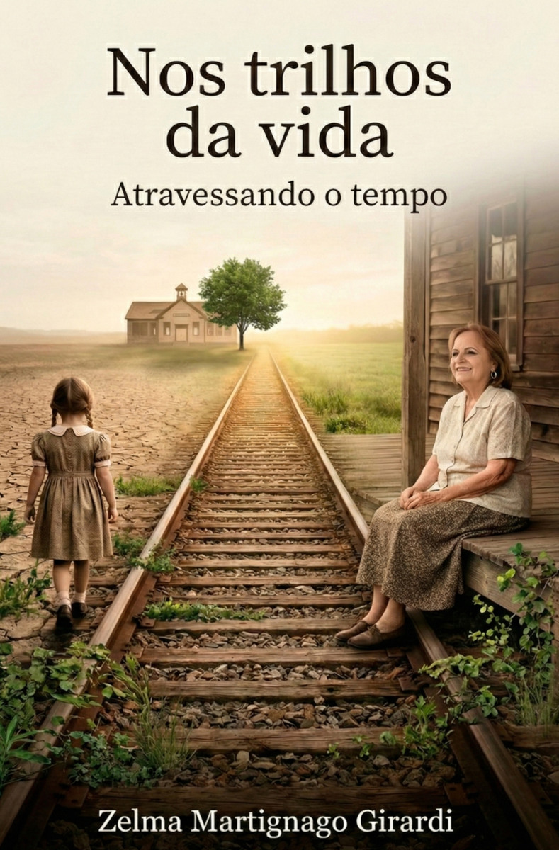 Capa do livro Nos trilhos da vida: Atravessando o tempo