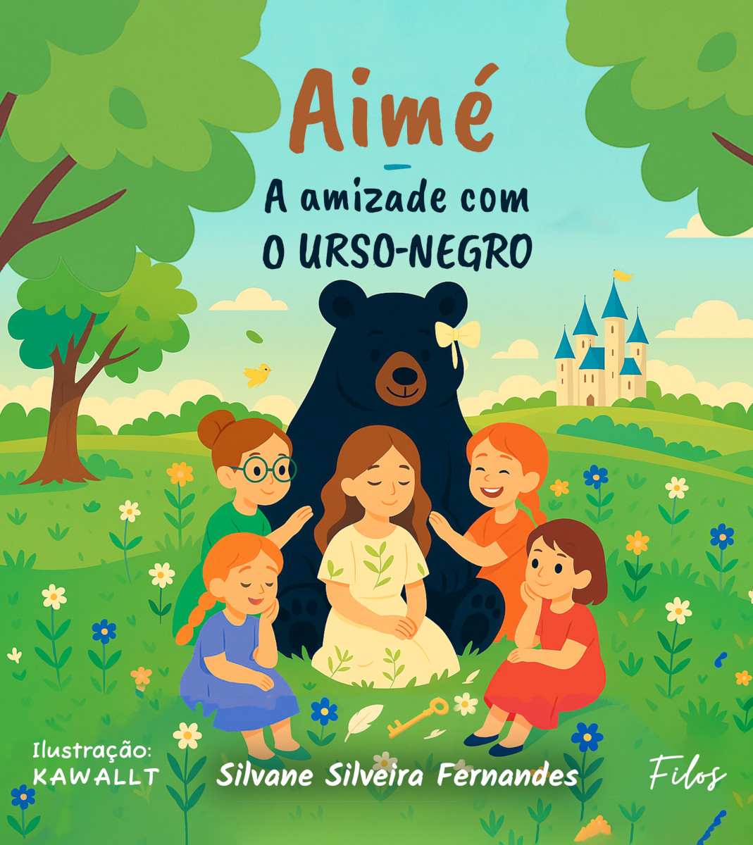 Capa do livro Aimé: A amizade com o Urso-Negro