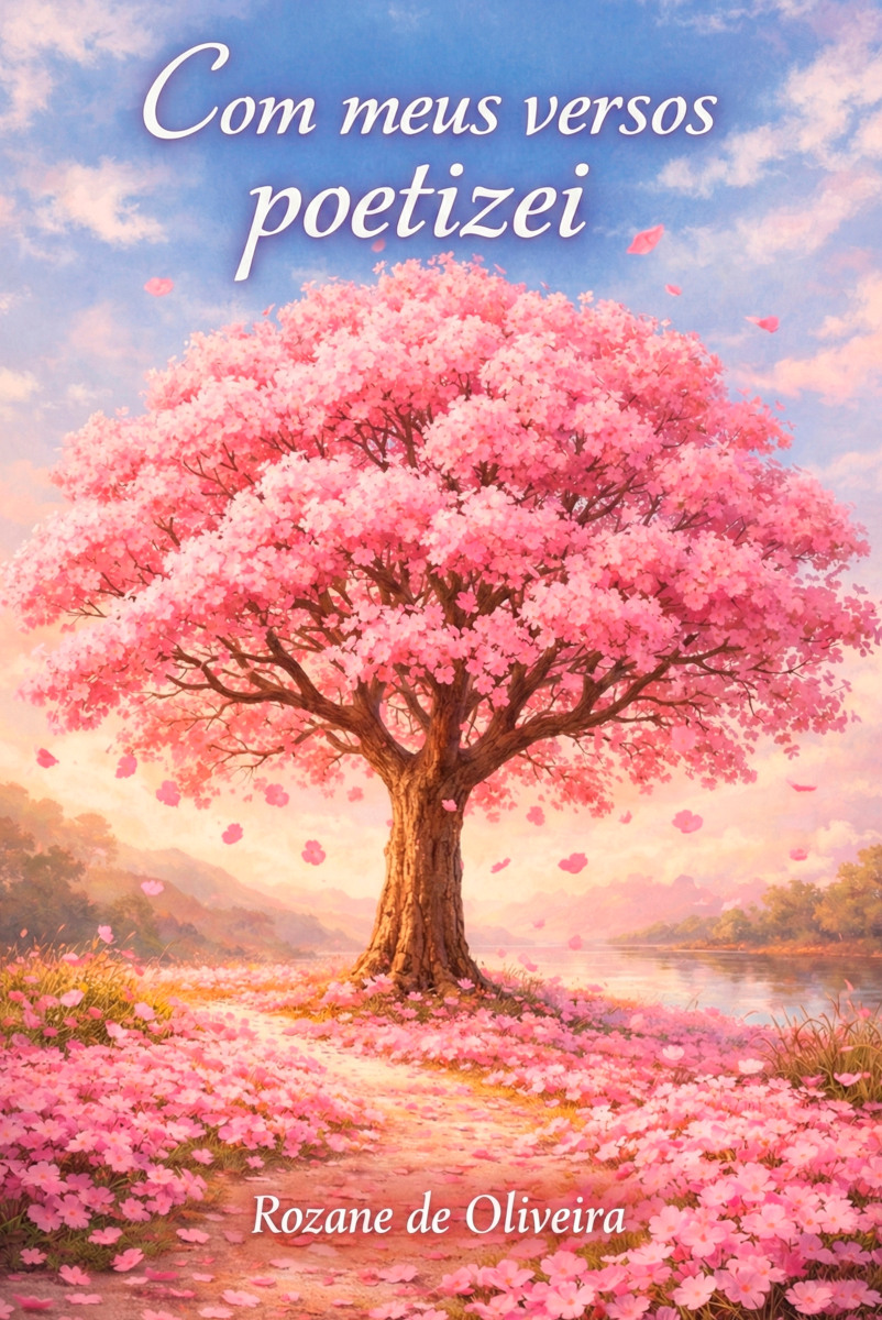 Capa do livro Com meus versos Poetizei