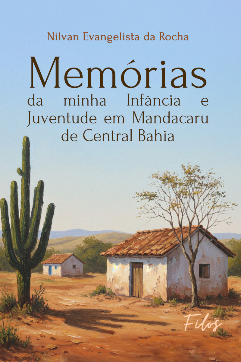 Capa do livro Memórias da minha Infância e Juventude: Em Mandacaru de Central Bahia.