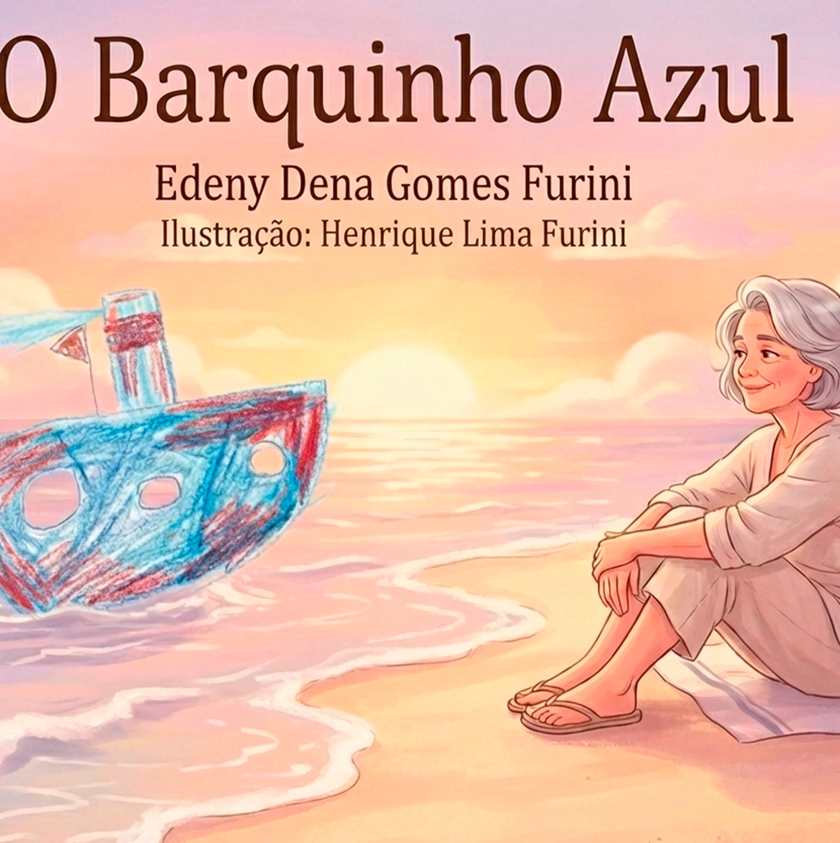Capa do livro O barquinho Azul