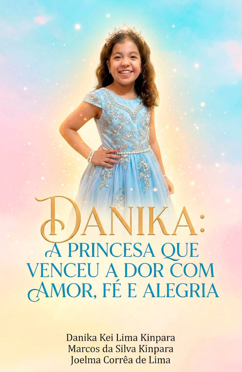 Capa do livro Danika: A princesa que venceu a dor com amor, fé e alegria