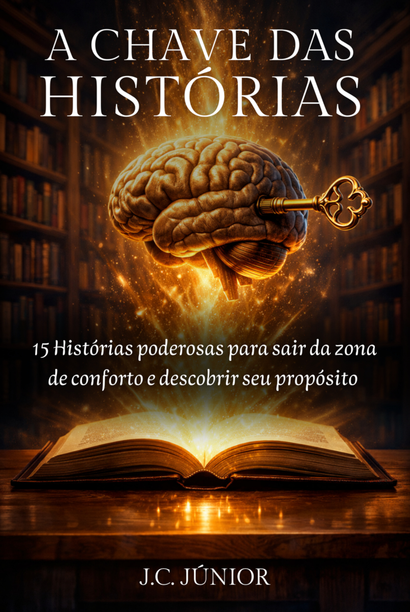 Capa do livro A chave das histórias: 15 histórias poderosas para sair da zona de conforto e descobrir seu propósito