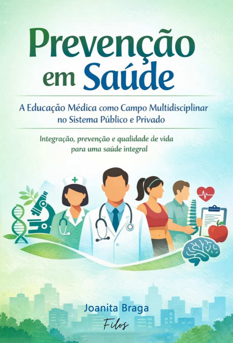 Capa do livro Prevenção em Saúde: Educação Médica Como Campo Multidisciplinar no Sistema Público e Privado