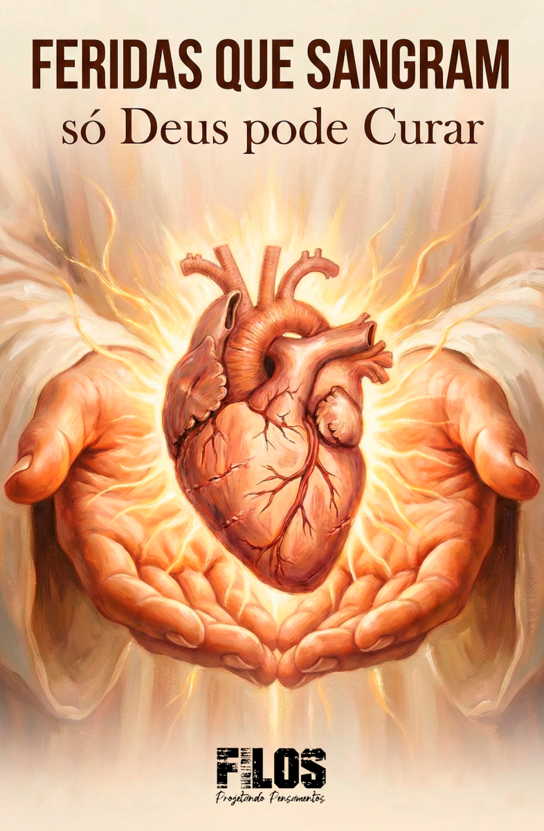 Capa do livro Feridas que Sangram só Deus pode Curar