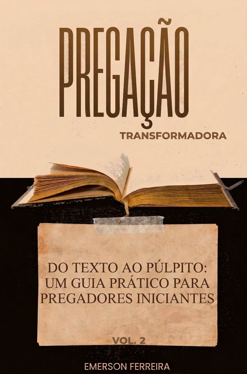 Capa do livro Do texto ao púlpito: Guia prático para pregadores iniciantes Vol.2 - Um manual indispensável para pregadores iniciantes