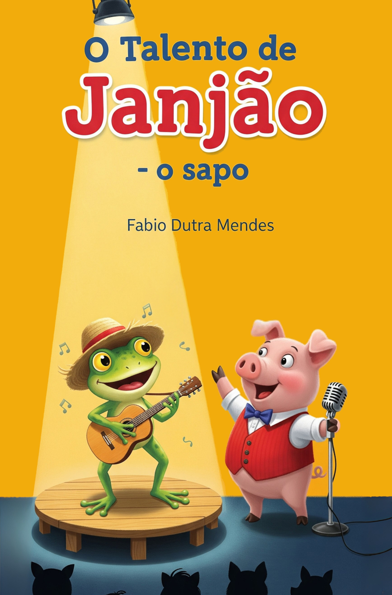 Capa do livro O talento de Janjão, o sapo