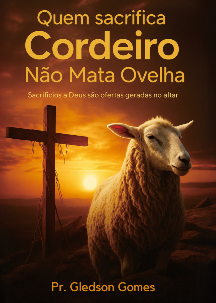 Capa do livro Quem sacrifica cordeiro não mata ovelha