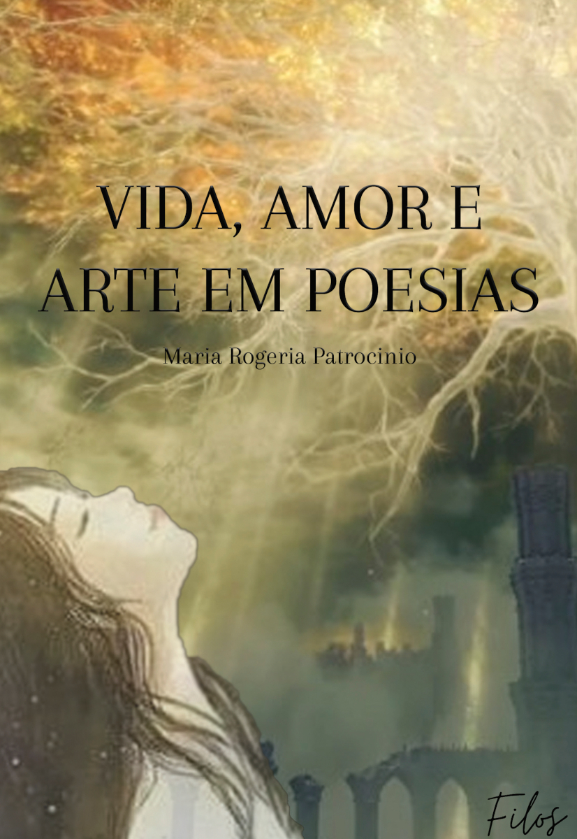 Capa do livro Vida, amor e arte em poesias
