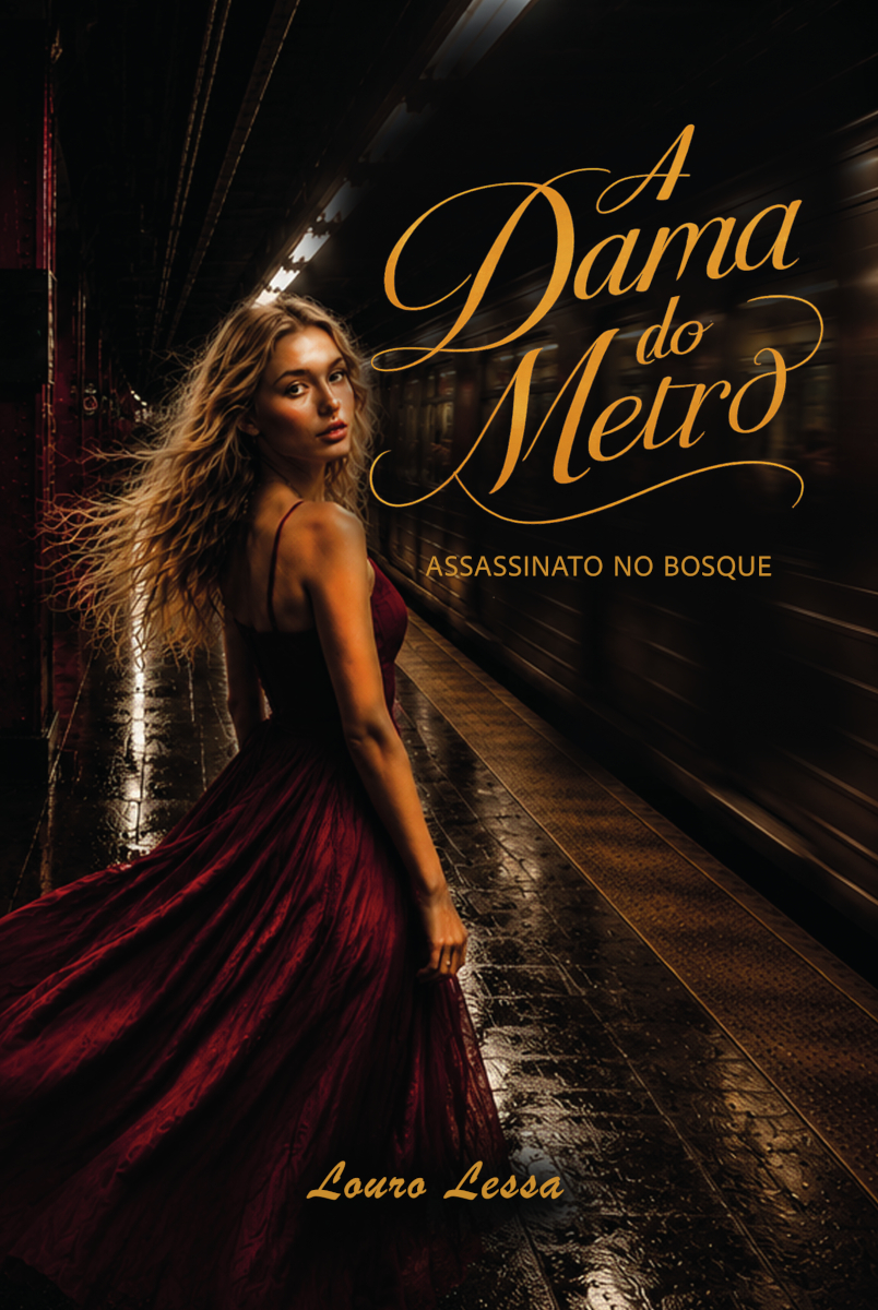 Capa do livro A dama do metrô: Assassinato no bosque