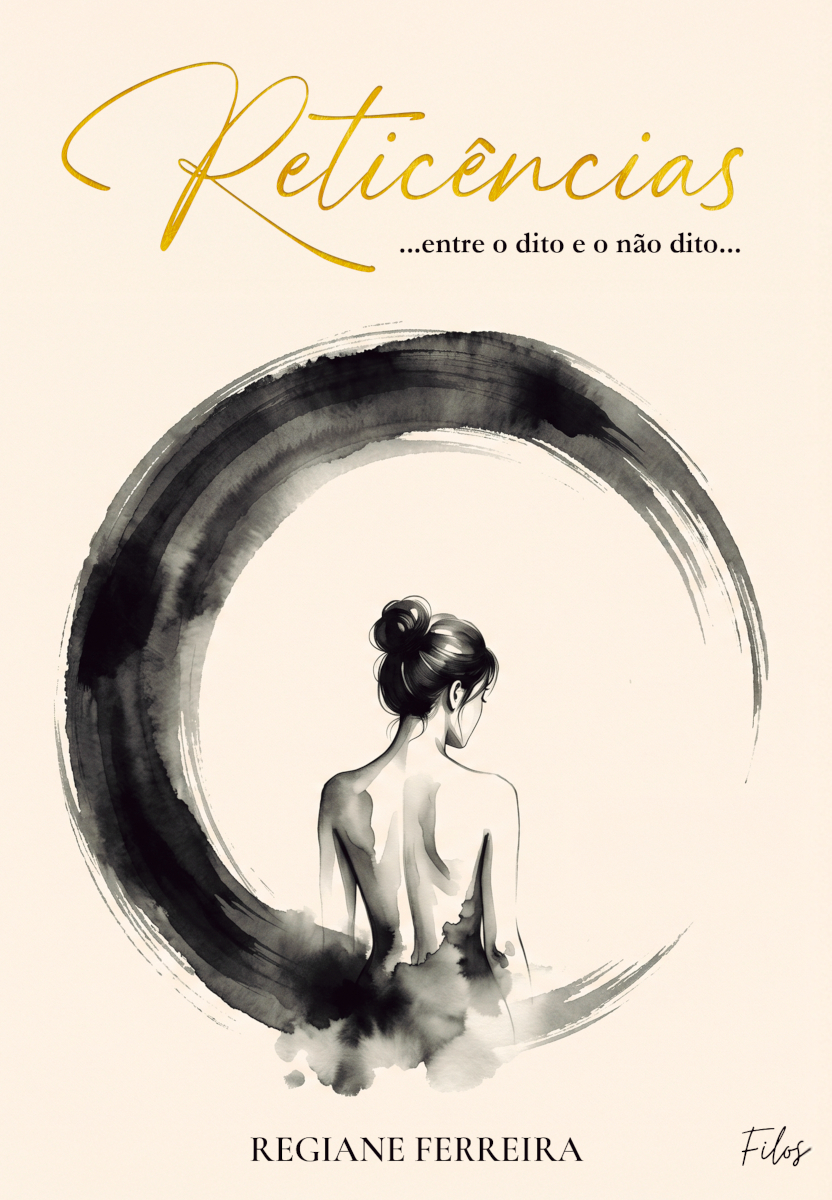 Capa do livro Reticências… …entre o dito e o não dito…