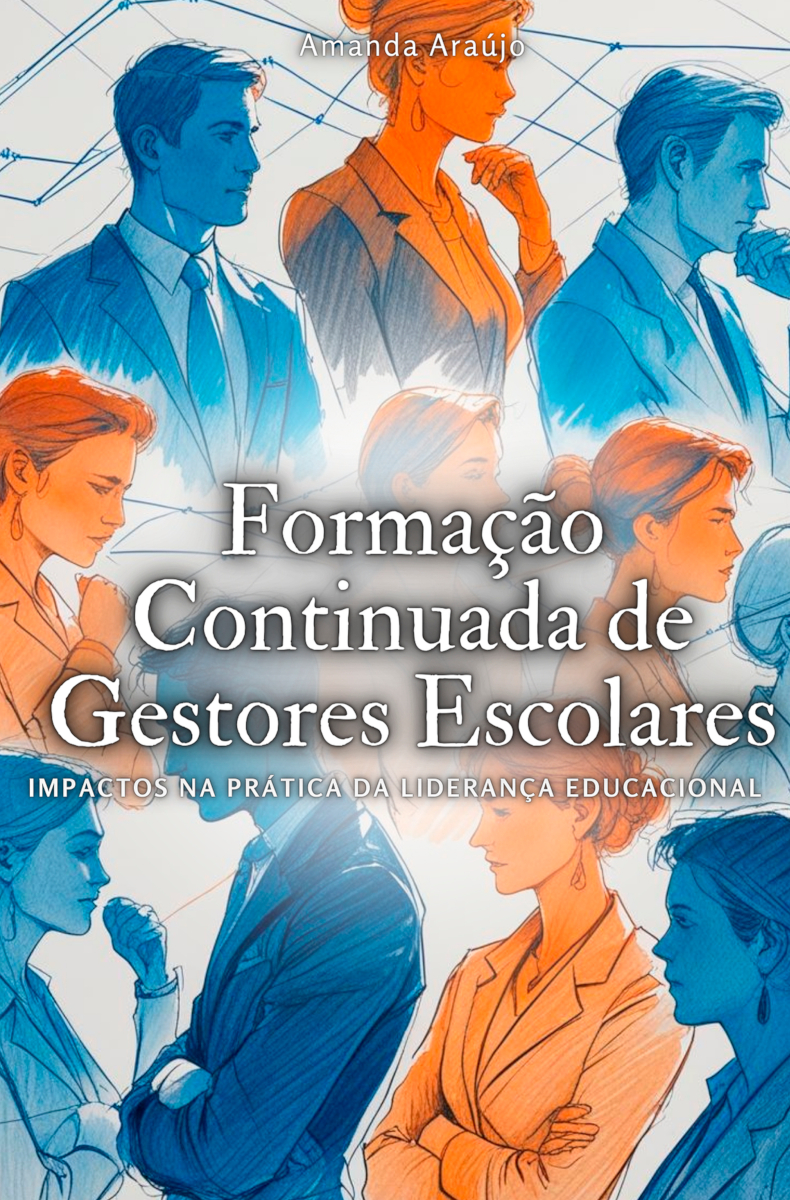 Capa do livro Formação continuada de gestores escolares: impactos na prática da liderança educacional