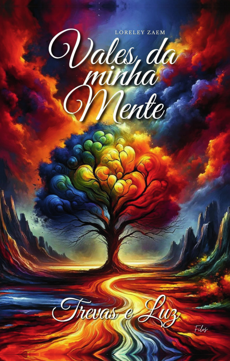 Capa do livro Vales da minha mente