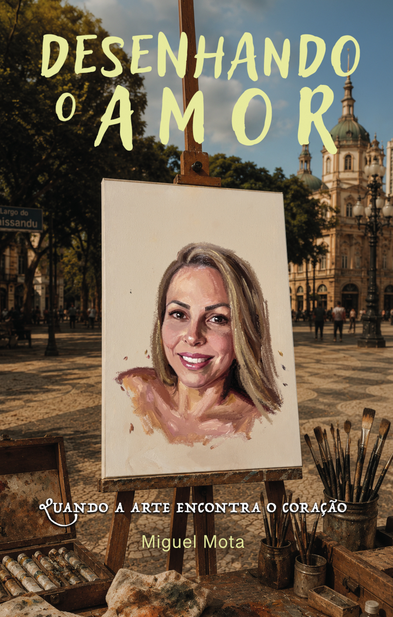 Capa do livro Desenhando o amor: Quando a arte encontra o coração