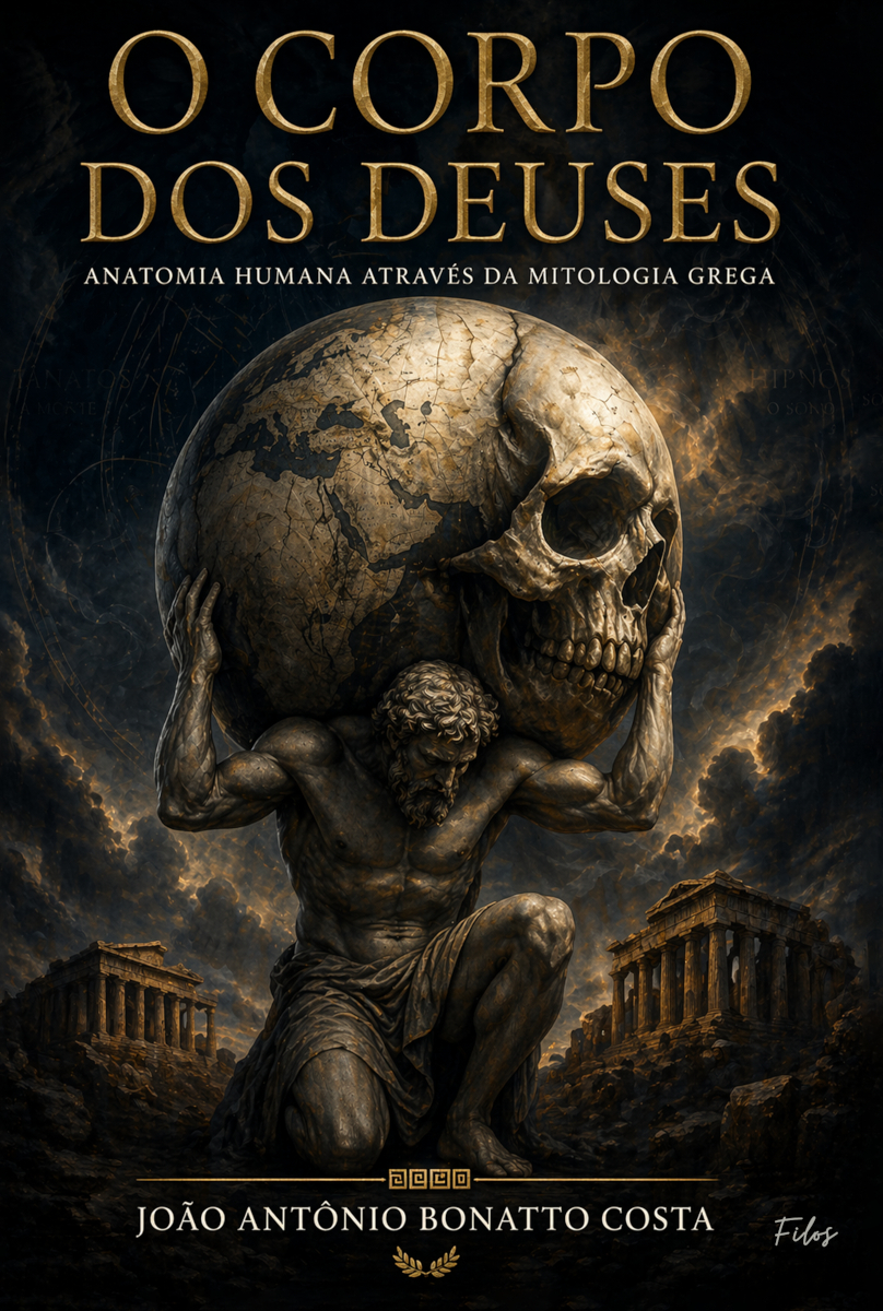 Capa do livro Corpo dos Deuses: Anatomia Humana Através da Mitologia Grega