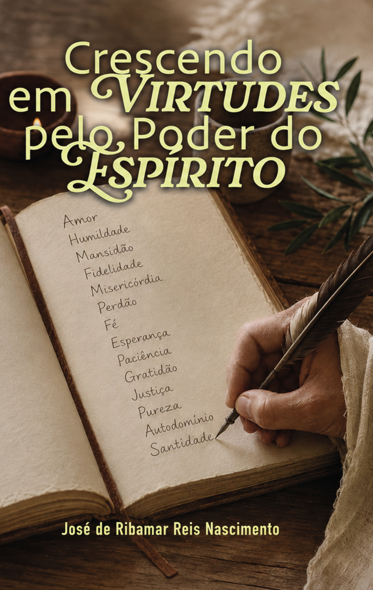 Capa do livro Crescendo em Virtudes Pelo Poder do Espírito