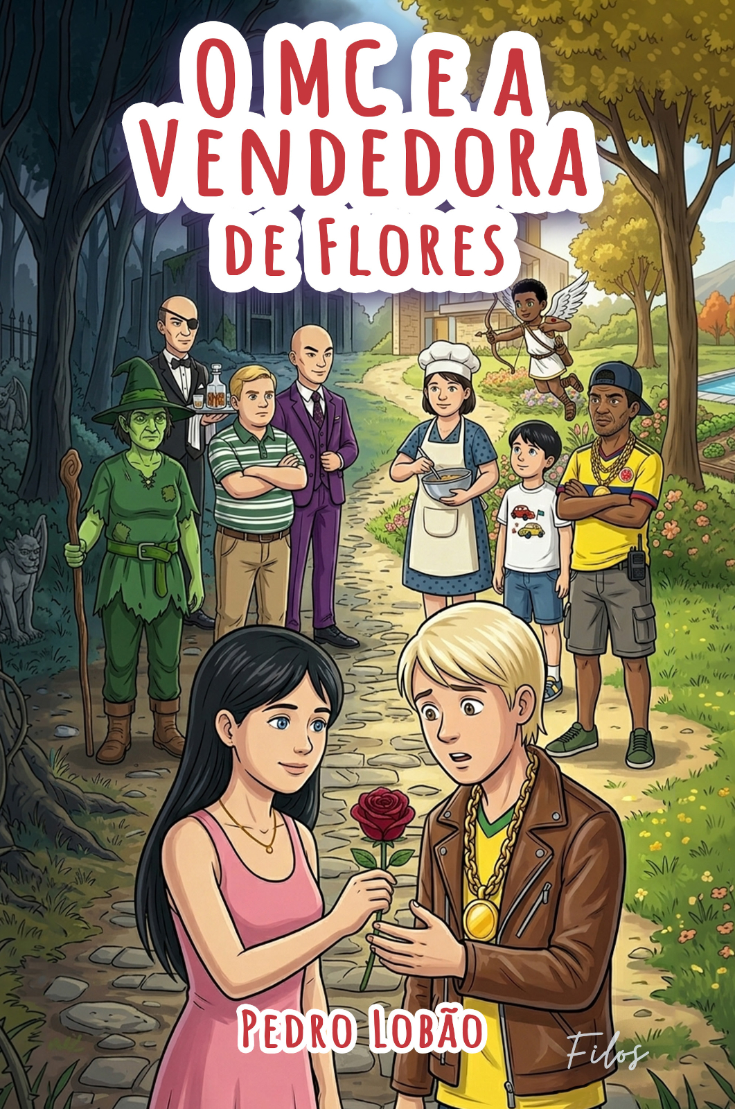 Capa do livro O MC e a Vendedora de Flores