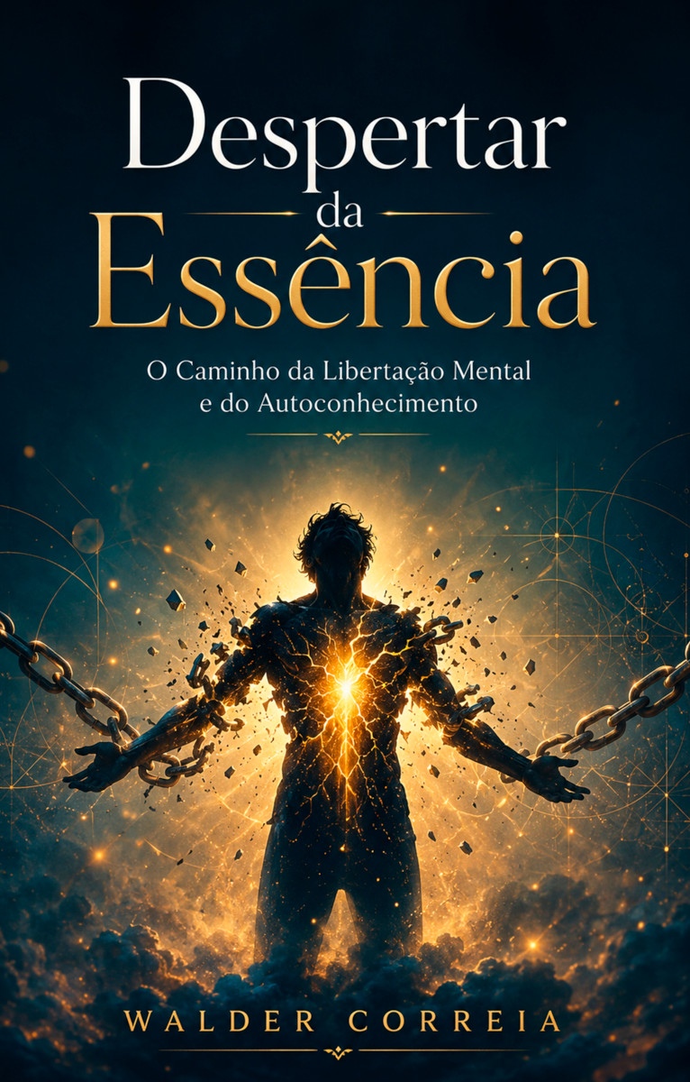 Capa do livro Despertar da Essência: O Caminho da Libertação Mental e do Autoconhecimento