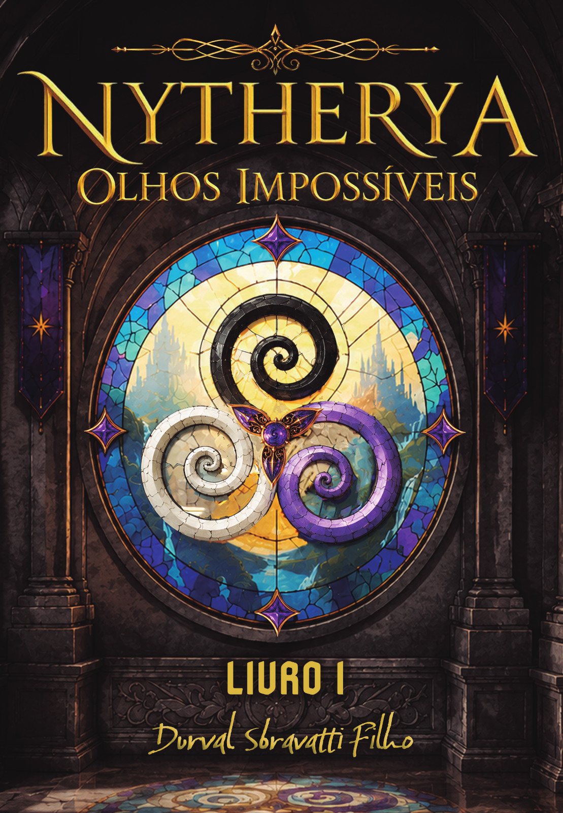 Capa do livro Nytherya: Olhos impossíveis