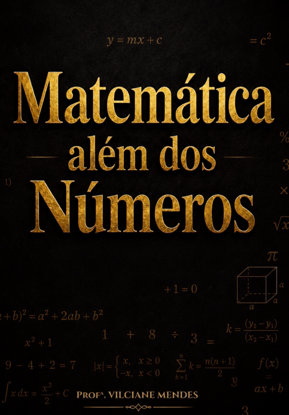 Capa do livro Matemática além dos números