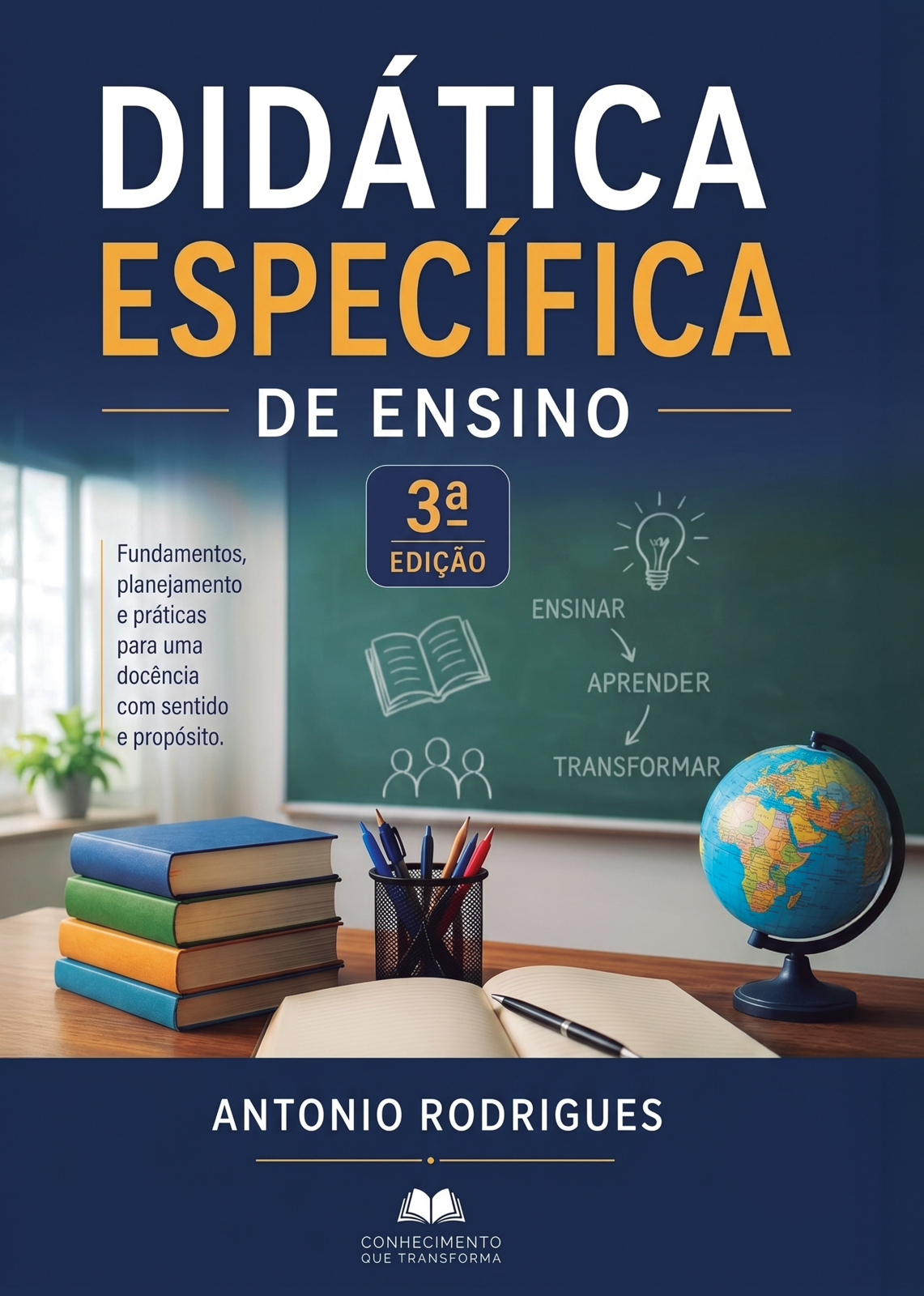 Capa do livro Didática específica de ensino: um olhar sobre a segurança privada