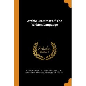 Arabic-Grammar-Of-The-Written-Language