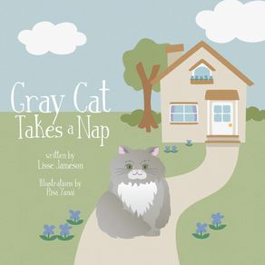 Gray-Cat-Takes-a-Nap