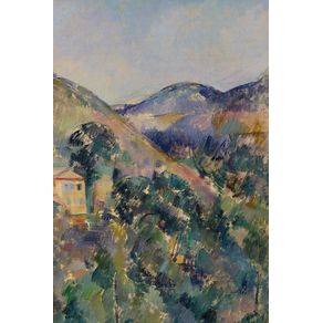 View-of-the-Domaine-Saint-Joseph-by-Paul-Cezanne---A-Poetose-Notebook---Journal---Diary--50-pages-25-sheets-