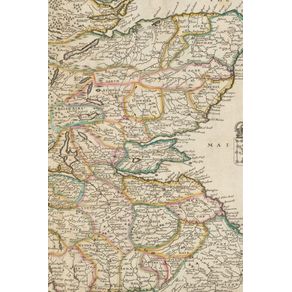 1689-Map-of-Scotland-With-Roads---A-Poetose-Notebook---Journal---Diary--50-pages-25-sheets-