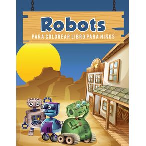 Robots-para-colorear-libro-para-ninos