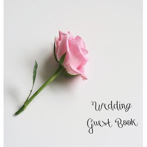 Wedding-Guest-Book-Bride-and-Groom-Special-Occasion-Love-Marriage-Comments-Gifts-Well-Wishs-Wedding-Signing-Book-with-Pink-Rose--Hardback-