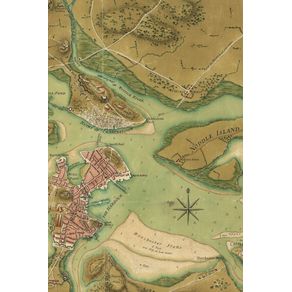 A-plan-of-the-town-of-Boston-and-its-environs-with-the-lines-batteries-and-incampments-of-the-British-and-American-armies---A-Poetose-Notebook---Journal---Diary--100-pages-50-sheets-