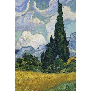 Vincent-van-Goghs-Wheat-Field-with-Cypresses---A-Poetose-Notebook---Journal---Diary--100-pages-50-sheets-