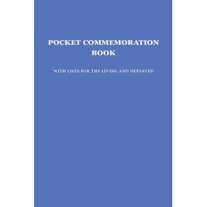 Pocket-Commemoration-Book