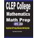 CLEP-College-Mathematics--Math-Prep--2019---2020