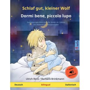 Schlaf-gut-kleiner-Wolf---Dormi-bene-piccolo-lupo--Deutsch---Italienisch-