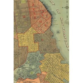 1895-Map-of-the-City-of-San-Francisco---A-Poetose-Notebook---Journal---Diary--100-pages-50-sheets-