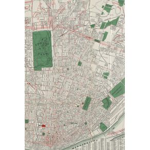 ca.-1921-Map-of-Saint-Louis---A-Poetose-Notebook---Journal---Diary--50-pages-25-sheets-