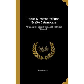 Prose-E-Poesie-Italiane-Scelte-E-Annotate