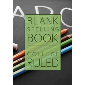Blank-Spelling-Book